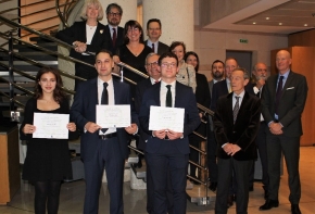 Les lauréats du prix Gozian.